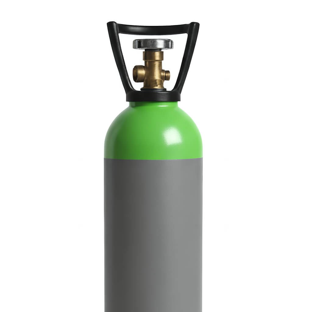 “Beer gas cylinder containing a CO2 and nitrogen mix for dispensing draught beer”