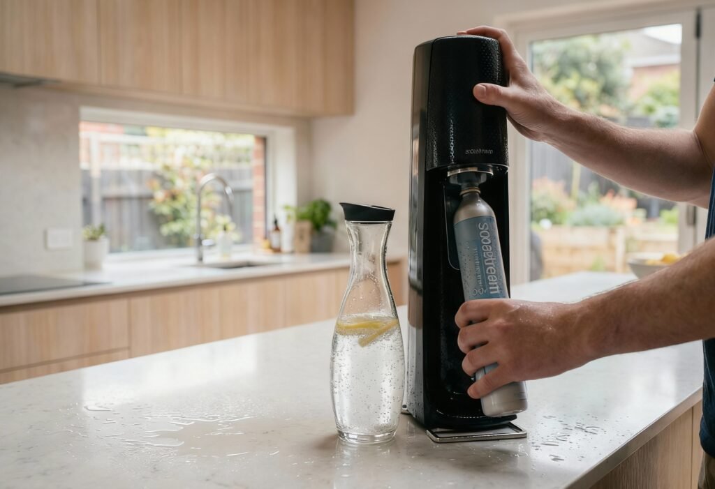 Order CO2 for Soda Stream and small CO2 cylinder filling online from Adams Gas. Rent-free CO2 cylinders for refilling compatible small bottles, with clear delivery options at checkout.